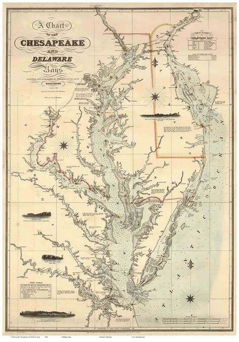 Map of Chesapeake Bay